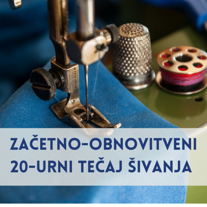 20-urni začetno-obnovitveni tečaj šivanja 
