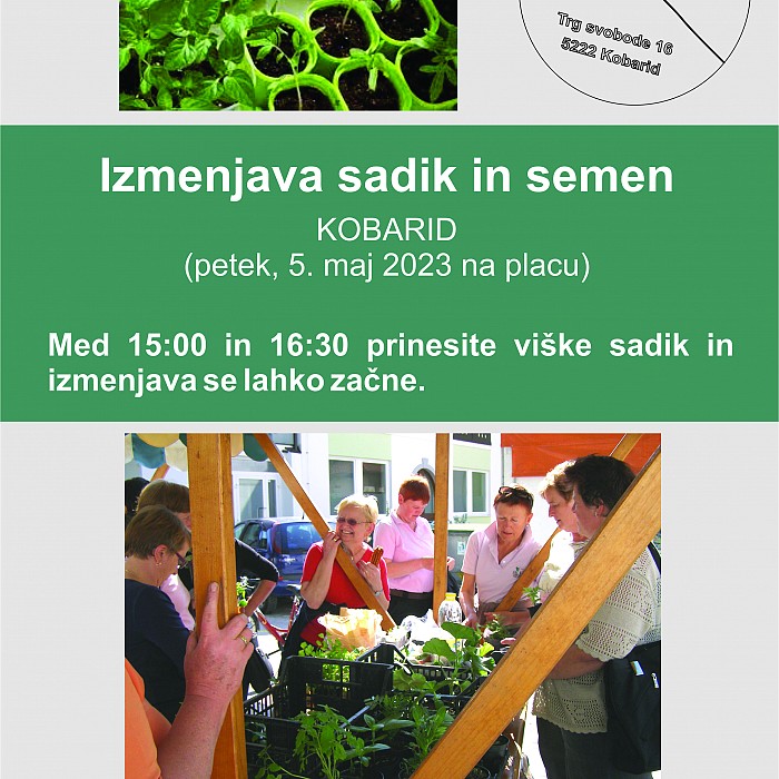 Izmenjava semen in sadik