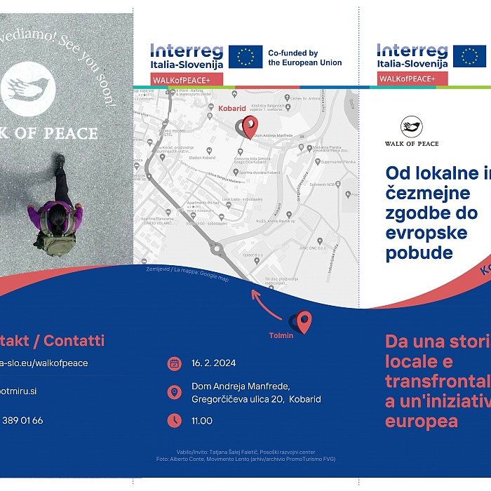 Walk of Peace: Od lokalne in  čezmejne  zgodbe do  evropske  pobude