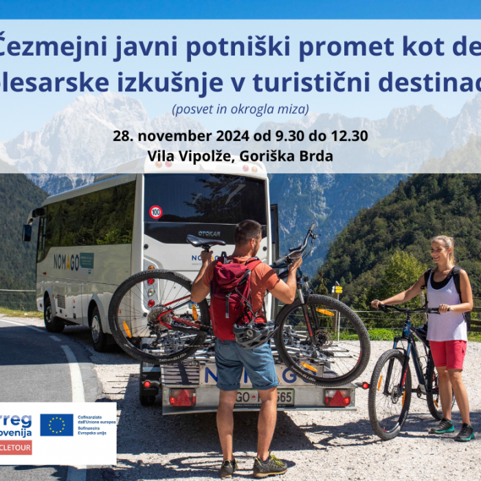 Posvet o čezmejnem javnem potniškem prometu kot delu kolesarske izkušnje