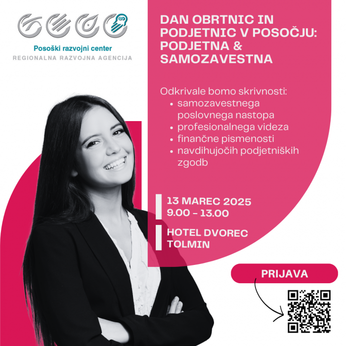 Dan obrtnic in podjetnic v Posočju: Podjetna & Samozavestna