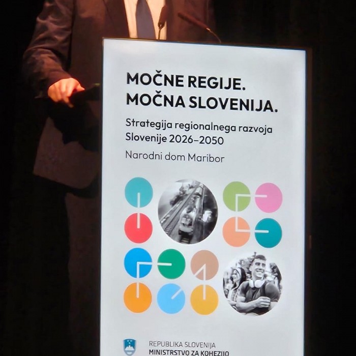 RRA Posoški razvojni center na zaključnem dogodku predstavitve Strategije regionalnega razvoja Slovenije 2026–2050