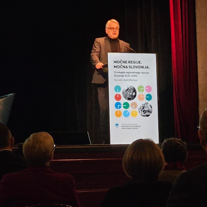 RRA Posoški razvojni center na zaključnem dogodku predstavitve Strategije regionalnega razvoja Slovenije 2026–2050