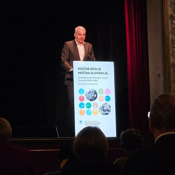 RRA Posoški razvojni center na zaključnem dogodku predstavitve Strategije regionalnega razvoja Slovenije 2026–2050