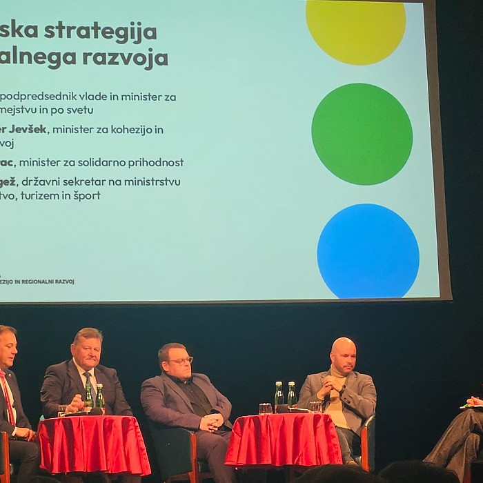 RRA Posoški razvojni center na zaključnem dogodku predstavitve Strategije regionalnega razvoja Slovenije 2026–2050