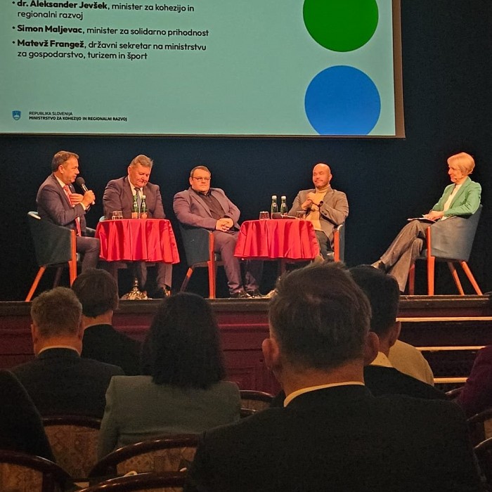 RRA Posoški razvojni center na zaključnem dogodku predstavitve Strategije regionalnega razvoja Slovenije 2026–2050