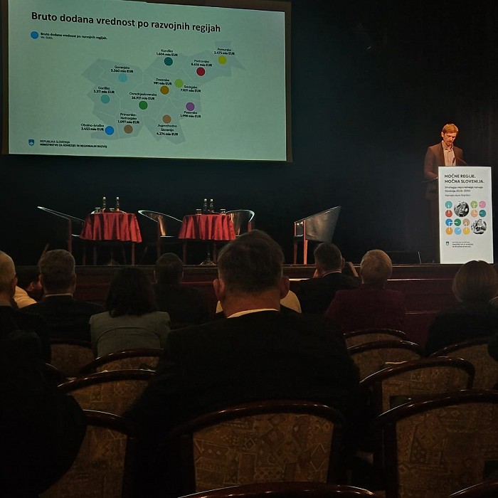 RRA Posoški razvojni center na zaključnem dogodku predstavitve Strategije regionalnega razvoja Slovenije 2026–2050