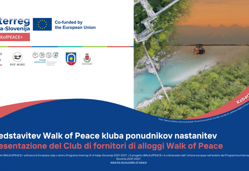Predstavitev Walk of Peace kluba ponudnikov nastanitev