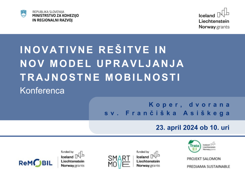Inovativne rešitve in nov model upravljanja trajnostne mobilnosti