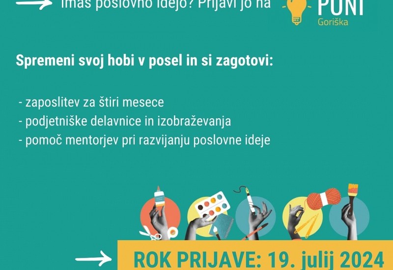 PONI prihaja v Tolmin - Podjetno nad izzive!