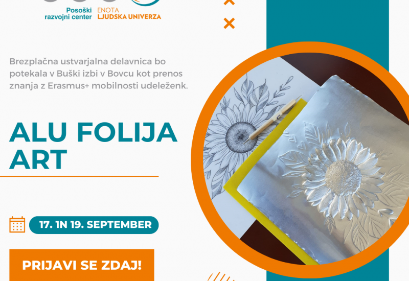 Alu-folija Art v Bovcu