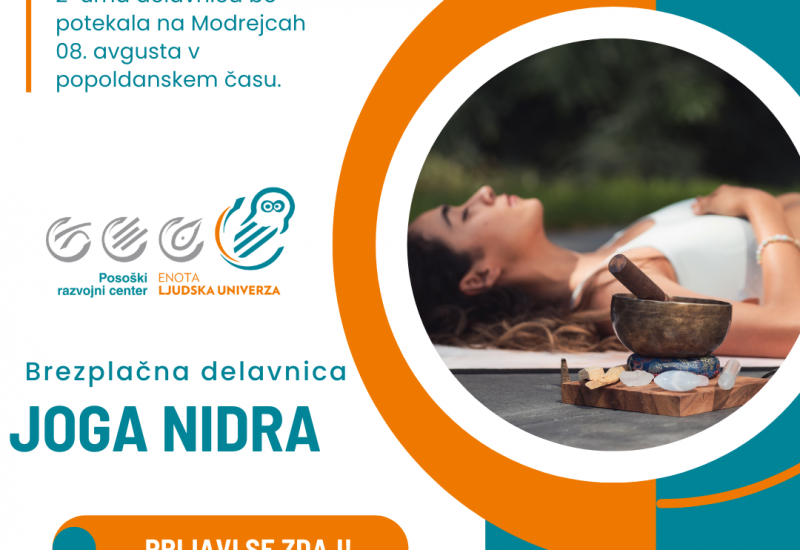 Vodena sprostitev z Yogo nidro