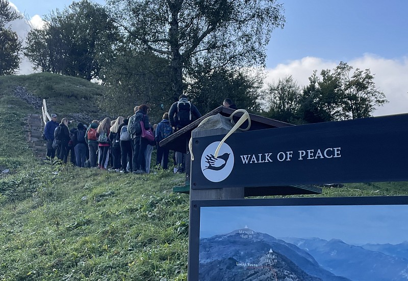 Interaktivne čezmejne delavnice za osnovnošolce na temo Poti miru / WALK of PEACE
