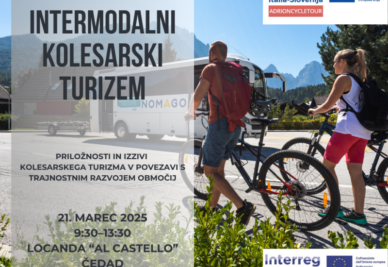 Intermodalni kolesarski turizem: priložnosti in izzivi kolesarskega turizma v povezavi s trajnostnim razvojem območij