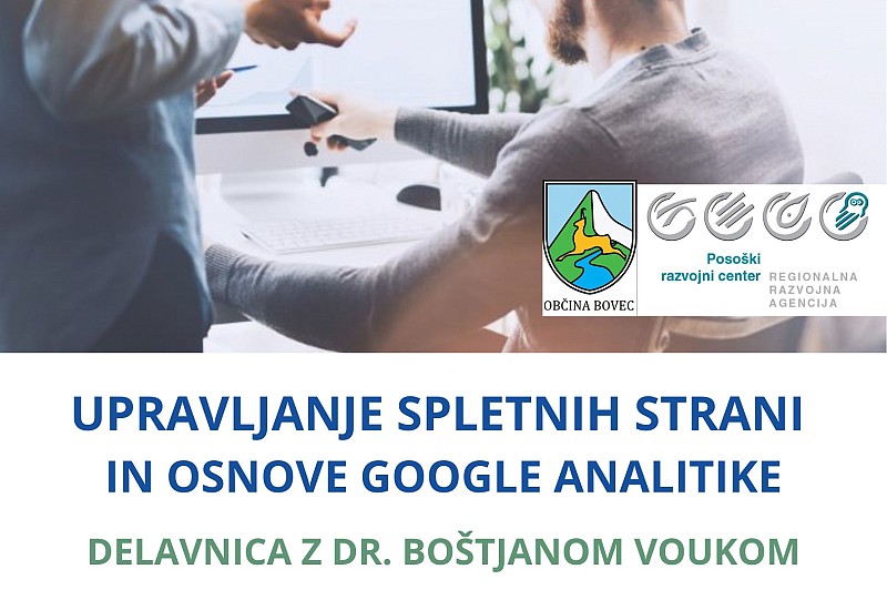 Upravljanje spletnih strani in osnove Google analitike