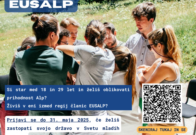 Razpis za članstvo v svet mladih EUSALP