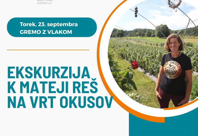 Ekskurzija na Vrt okusov k Mareji Reš